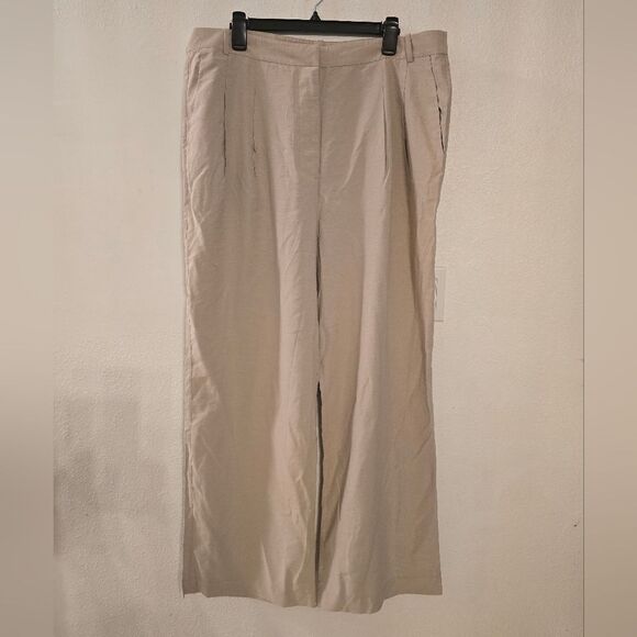 Jenni Kayne Jones Trouser Pants In Tan Size 14 - Picture 2 of 16